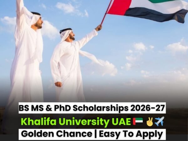 Khalifa University Scholarship 2026 in UAE | Fully Funded