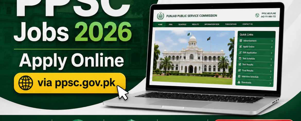 PPSC Jobs 2026 Apply Online