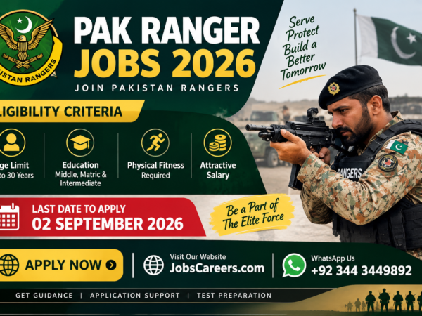 Pakistan Rangers Jobs 2026